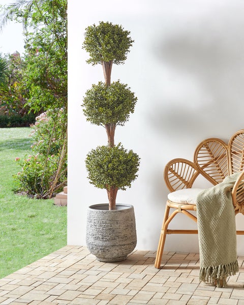 Kunstpflanze BUXUS BALL TREE 120 cm Grün