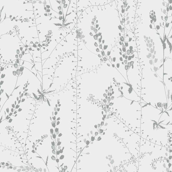 Borastapeter Tapete Blätter Grau - 53 cm x 10.05 m - 660715