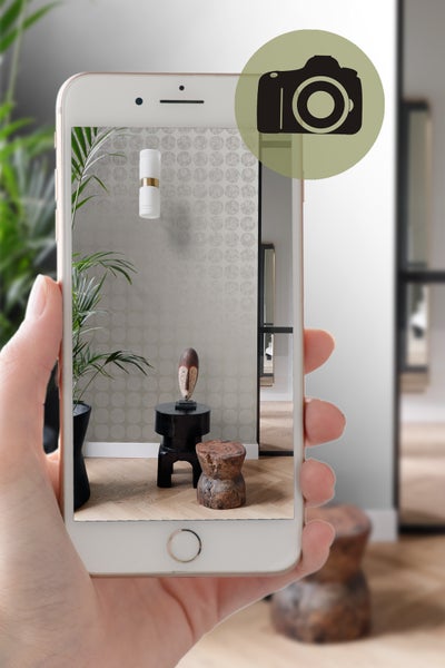 Origin Wallcoverings Tapete große verwitterte Kugeln Taupe - 53 cm x 10.05 m - 347608