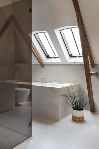 Origin Wallcoverings Tapete Palmenblätter Beige - 53 cm x 10.05 m - 347743