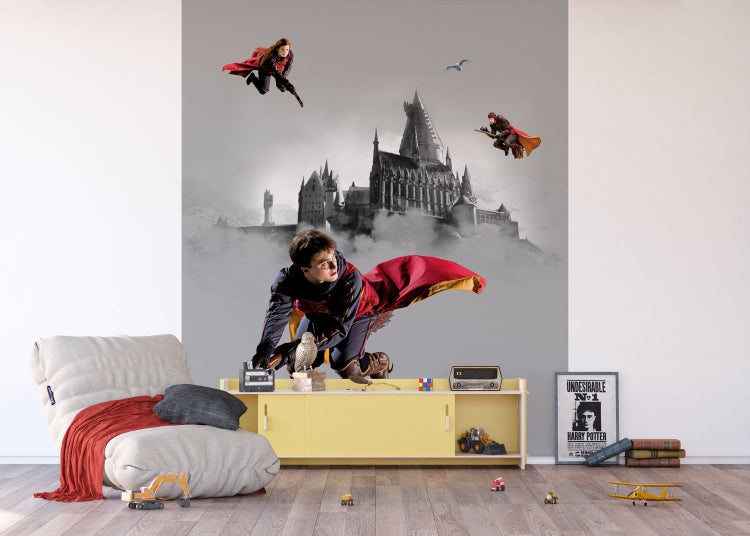 Fototapete mit Harry Potter Motiv im Kinderzimmer