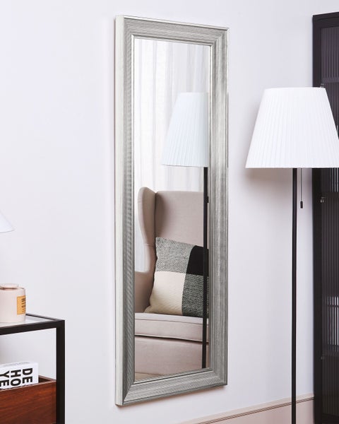 Wandspiegel BUBRY 50 cm 130 cm Silber