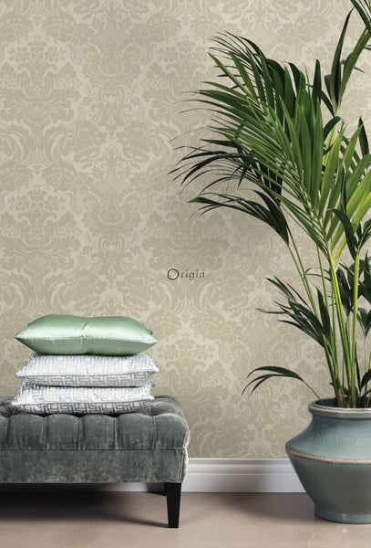 Origin Wallcoverings Tapete Ornamente Beige - 53 cm x 10.05 m - 347042