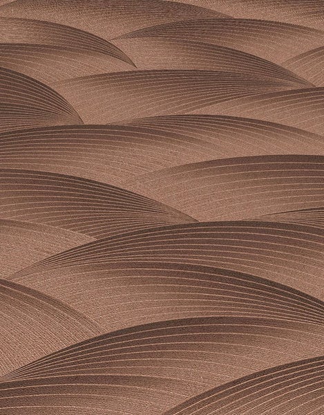 Tapete mit gewelltem 3D-Linienmuster
