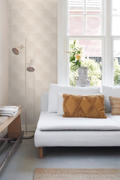ESTAhome Tapete 3D Muster Beige - 50 x 900 cm - 131100
