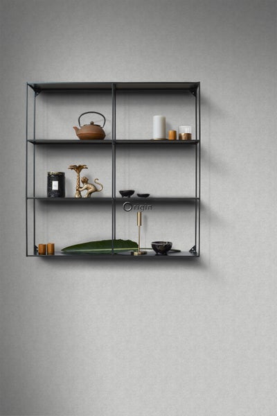 Origin Wallcoverings Tapete Fischgrätmuster Hellgrau - 0,53 x 10,05 m - 347664