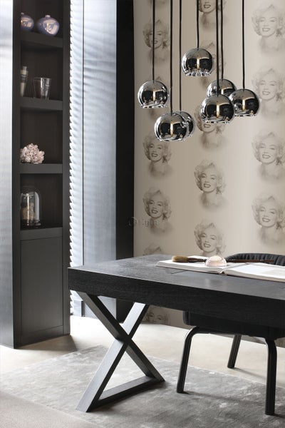 Origin Wallcoverings Tapete Marilyn Monroe Bronze - 53 cm x 10.05 m - 326351