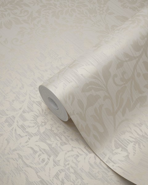 Origin Wallcoverings Tapete Ornamente Elfenbeinweiß - 53 cm x 10.05 m - 345412