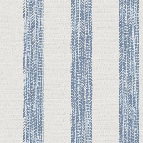 Sanders und Sanders Tapete gemalte Streifen Blau und Weiß - 53 cm x 10,05 m - 640761