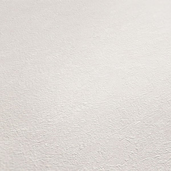 Nahaufnahme einer weißen Reliefstruktur-Tapete