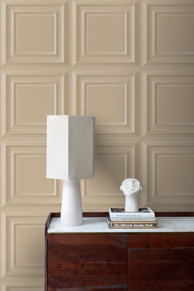 Origin Wallcoverings Tapete Holzwandverkleidung Beige - 53 cm x 10.05 m - 347828