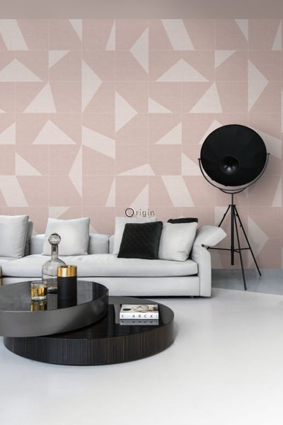 Origin Wallcoverings Fototapete grafisches Motiv Altrosa - 200 x 300 cm - 357231