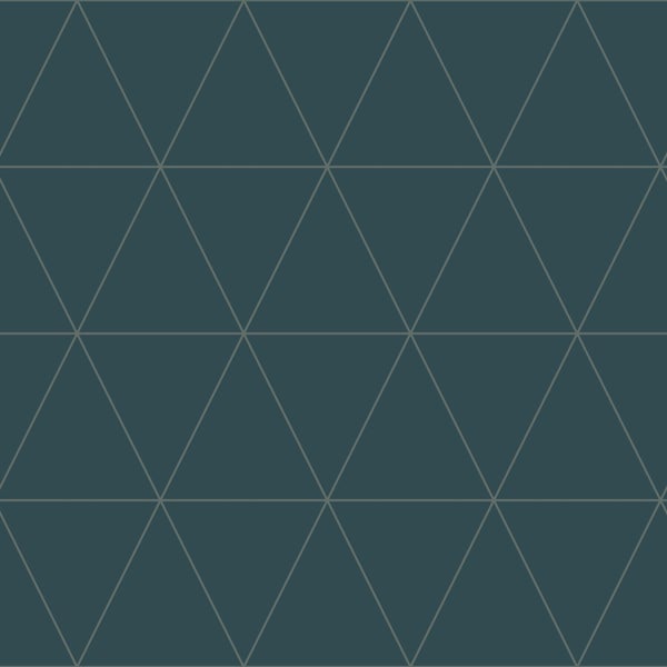 Origin Wallcoverings Tapete grafische Dreiecke Blau - 53 cm x 10.05 m - 347715