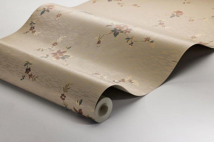 Borastapeter Tapete Blumen Braun - 53 cm x 10.05 m - 660943