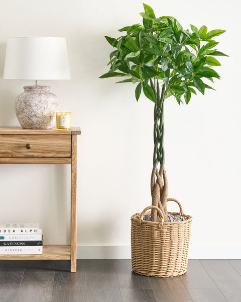 Kunstpflanze PACHIRA TREE 120 cm Grün