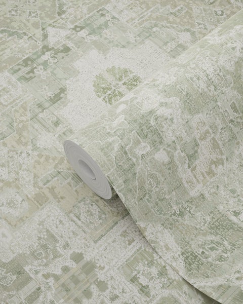 Tapetenrolle mit geometrischem Muster