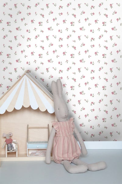 Sanders und Sanders Tapete Blumen Rosa - 50 x 900 cm - 935396