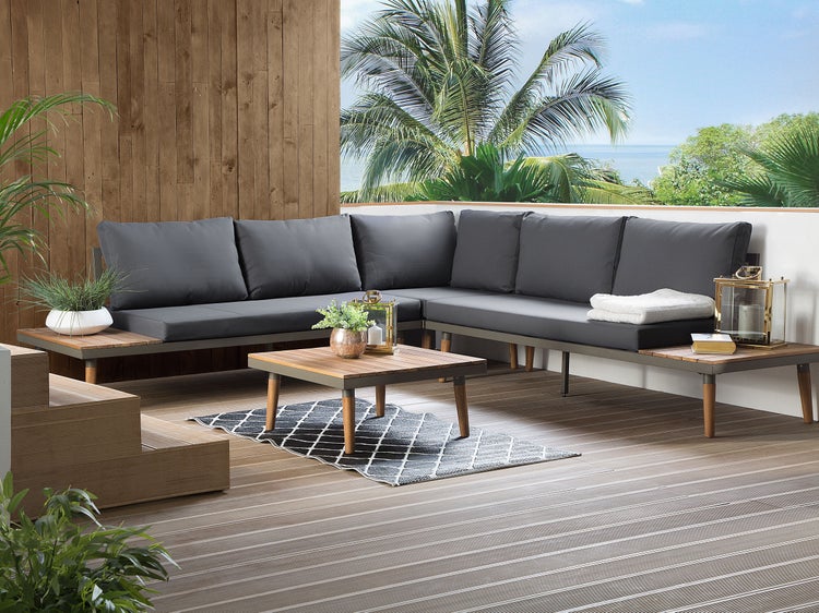 Outdoor Kissenbezug Set CORATO Grau