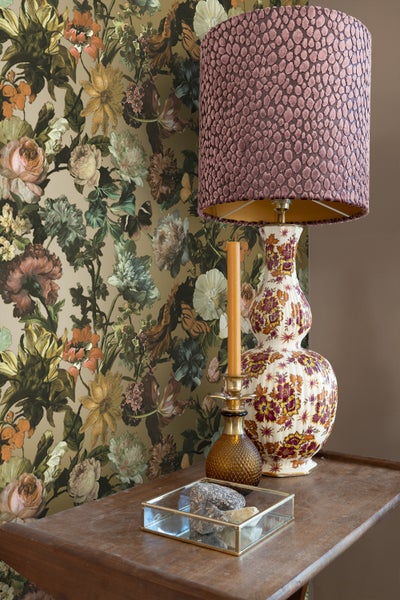 ESTAhome Tapete Blumen Gold - 53 cm x 10.05 m - 139595