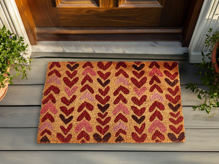 Fußmatte TIMOLAN 40 x 60 cm Kokosfasern Naturfarben