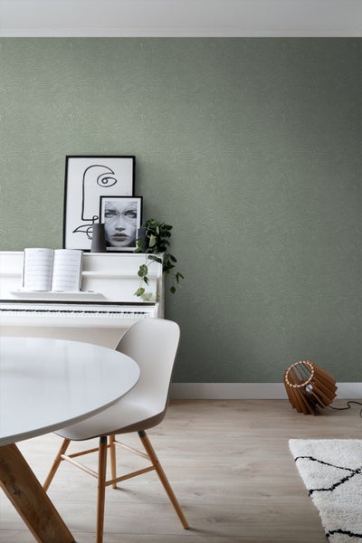 ESTAhome Tapete 3d Wellenförmige Linien Mintgrün - 50 x 900 cm - 139663