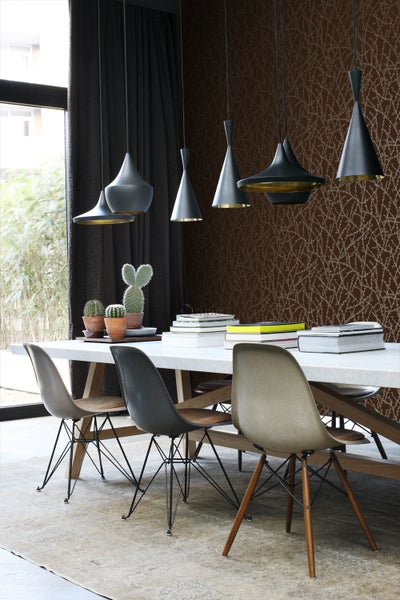 Origin Wallcoverings Tapete Blütenzweige Braun und Bronze - 53 cm x 10.05 m - 345731