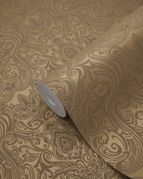 Origin Wallcoverings Tapete Ornamente Bronze - 53 cm x 10.05 m - 346533