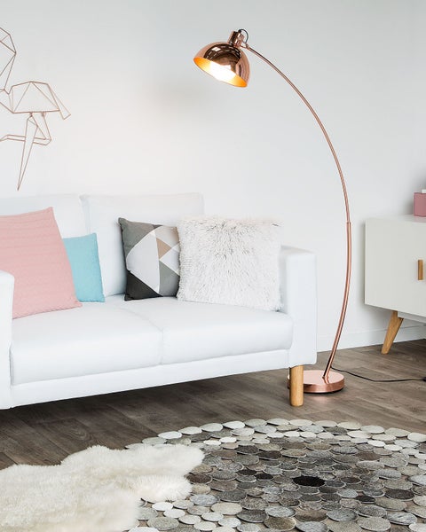 Stehlampe DINTEL Metall Kupfer