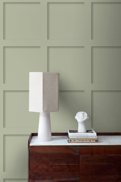 Origin Wallcoverings Tapete Holzwandverkleidung Hell Graugrün - 50 x 900 cm - 347955