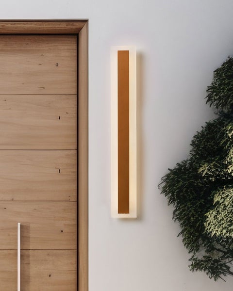 LED Außenwandleuchte ROSALIE Gold