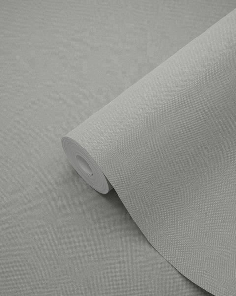 Origin Wallcoverings Tapete Leinen-Optik Hellmeeresgrün - 53 cm x 10.05 m - 347008