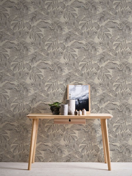 Tapete mit Blattmuster