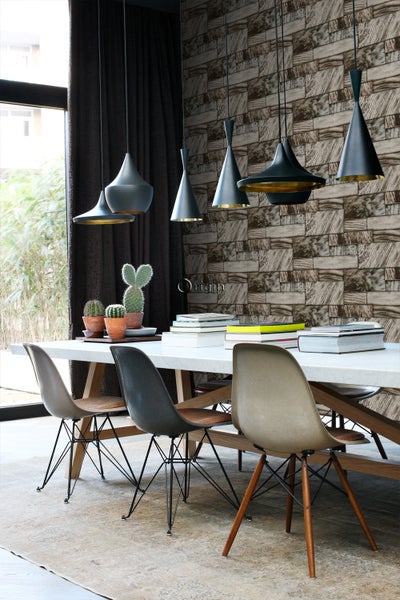 Origin Wallcoverings Tapete Marmor-Optik Braun - 53 cm x 10.05 m - 337251