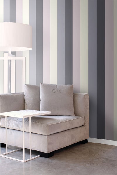 Origin Wallcoverings Tapete Streifen Lila und Violett - 53 cm x 10.05 m - 346517
