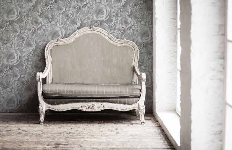 Tapete mit Blumenmuster