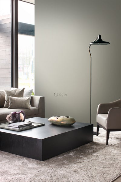 Origin Wallcoverings Tapete Uni Silber - 53 cm x 10.05 m - 345705