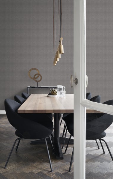 Origin Wallcoverings Tapete Tierhautmuster Dunkelbraun - 53 cm x 10.05 m - 347311
