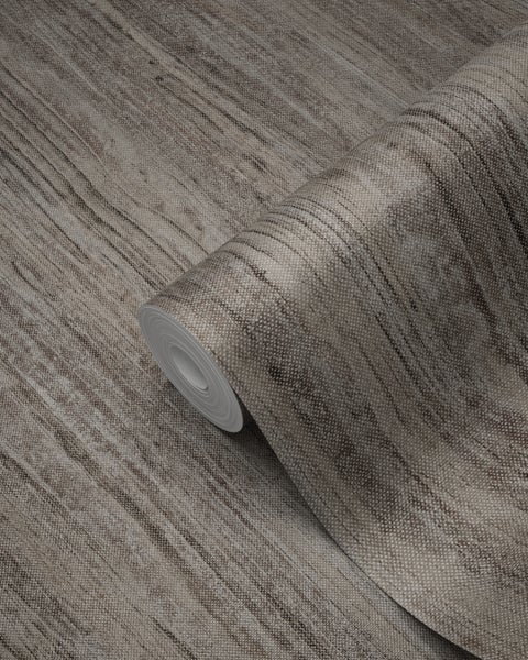 Origin Wallcoverings Tapete Holzoptik Taupe - 53 cm x 10.05 m - 347418
