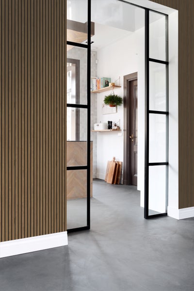 ESTAhome Tapete 3D Holzpaneele Braun - 53 cm x 10.05 m - 139609