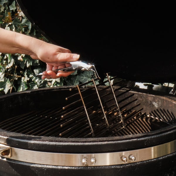 PATTON Edelstahl-Grillrostzange für Kamado