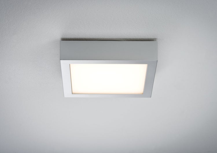 LED Panel Lunar eckig 170x170mm 11W 760lm 3000K Chrom matt