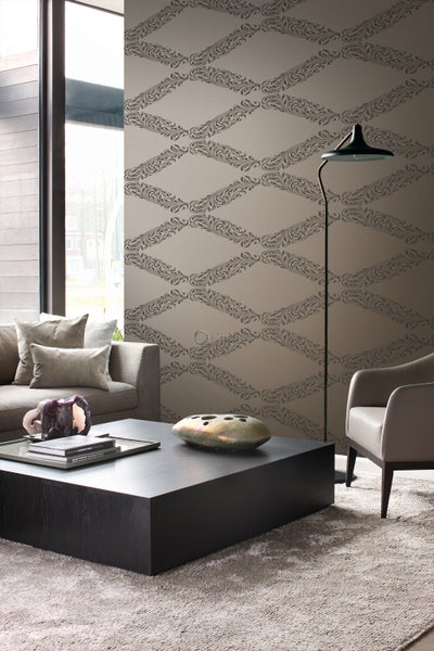 Origin Wallcoverings Tapete Ornamente Bronze und Braun - 53 cm x 10.05 m - 345747