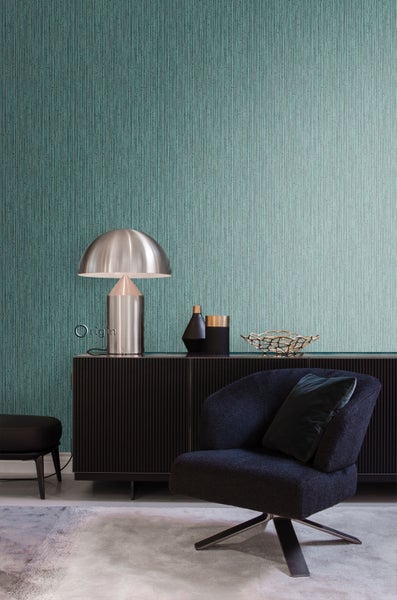 Origin Wallcoverings Tapete Bambusmuster Meeresgrün - 53 cm x 10.05 m - 347402