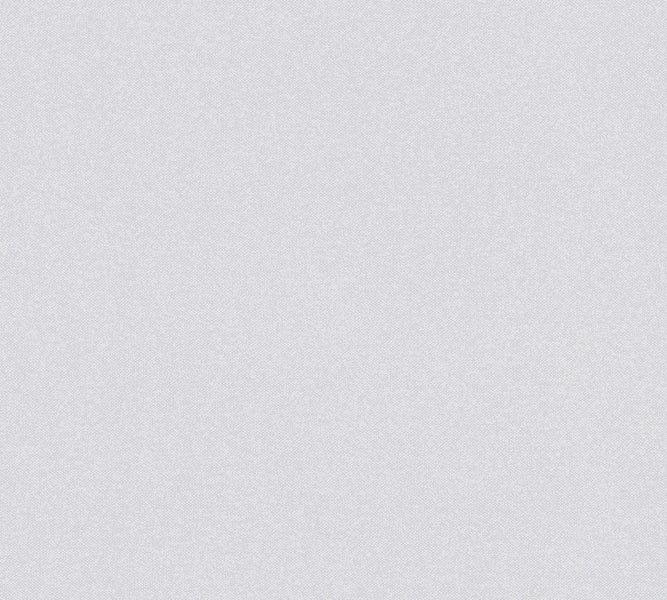 Schlafzimmer mit Bett, Nachttisch und Tapetenmuster