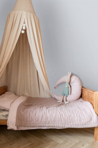 ESTAhome Tapete Streifenmuster Blau - 50 x 900 cm - 131644