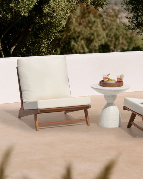 Dimensionsdarstellung des Sessels mit maximaler Belastung von 120 Kilogramm