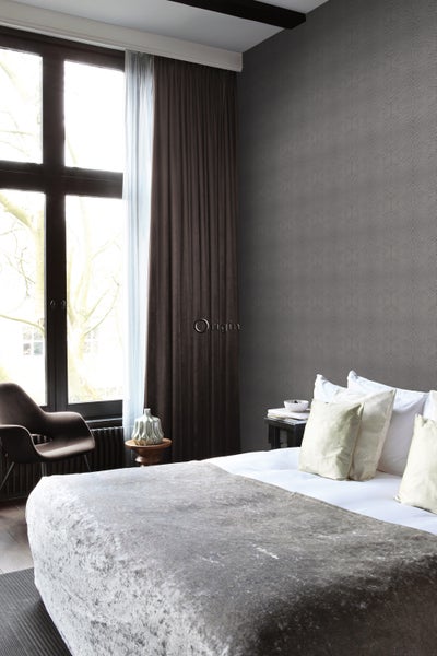 Origin Wallcoverings Tapete Tierhautmuster Dunkelbraun - 53 cm x 10.05 m - 347311