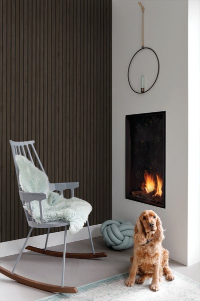 ESTAhome Tapete 3D Holzpaneele Dunkelbraun - 53 cm x 10.05 m - 139610