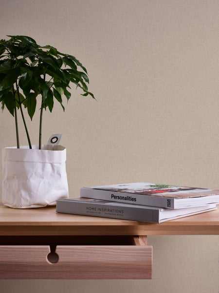 A.S. Création Tapete Uni Beige - 53 cm x 10.05 m - AS-389252