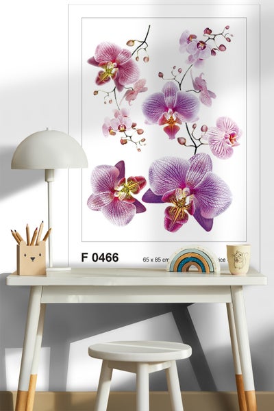 Dekoratives Bild mit Orchideenblüten, Größe 65 x 85 cm